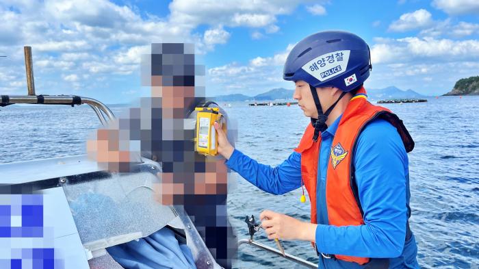 통영해경, 무동력 수상 레저 기구 주취 운항도 단속 기사 이미지