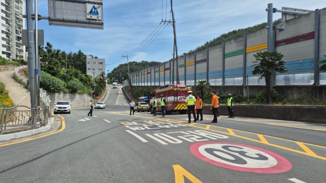 통영경찰서 여름철 집중 호우·태풍 대비 유관 기관 합동 점검 기사 이미지