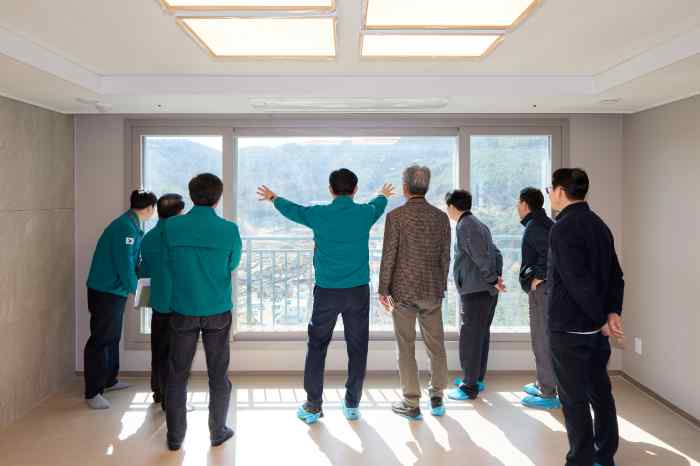 통영힐스테이트 준공 현장