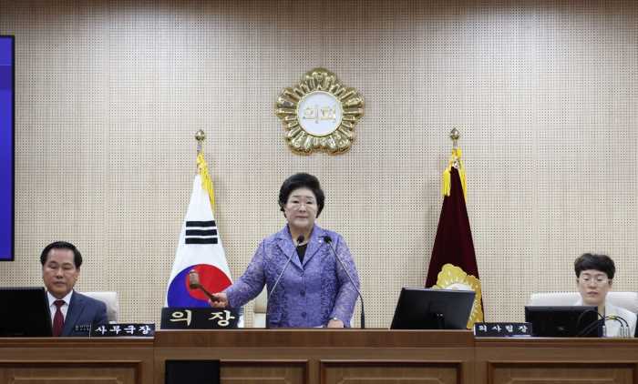 제239회 통영시의회 임시회 폐회 기사 이미지