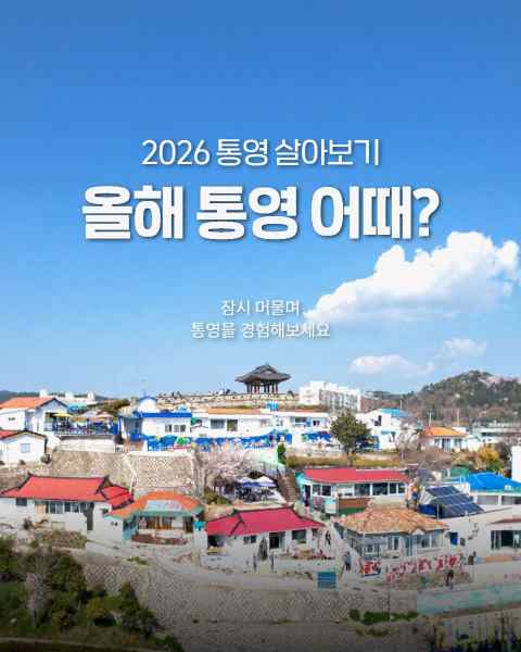 통영시, ‘통영 살아보기’ 본격 가동…청년 체류형 관광 시동 기사 이미지